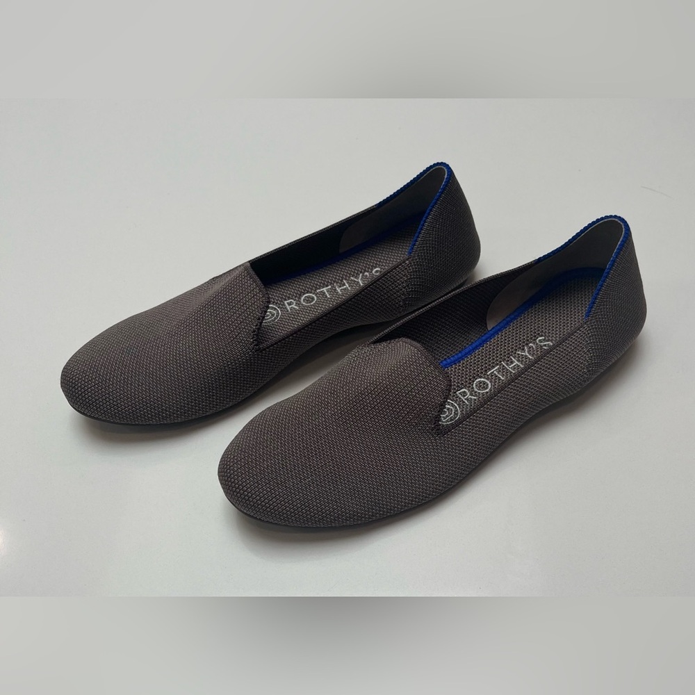 EUC like new rothy’s (rothys) loafer style shoes sz 6.5 in mocha color